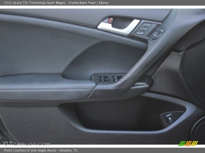 Crystal Black Pearl / Ebony 2012 Acura TSX Technology Sport Wagon