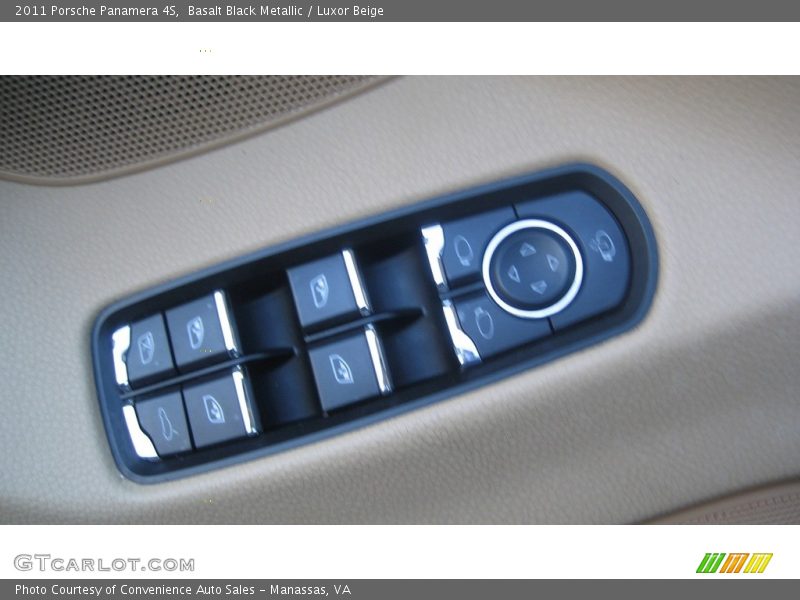 Basalt Black Metallic / Luxor Beige 2011 Porsche Panamera 4S