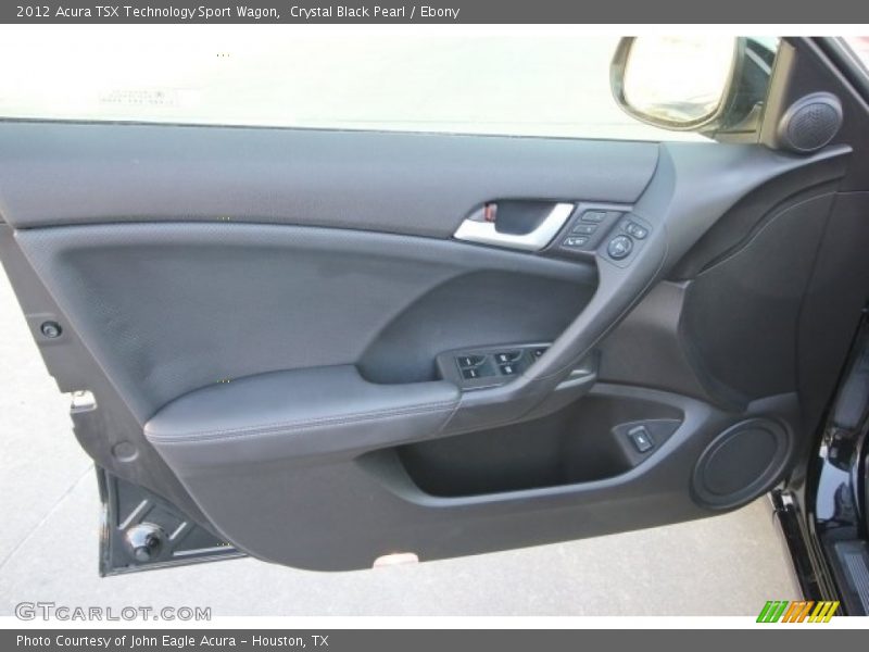 Crystal Black Pearl / Ebony 2012 Acura TSX Technology Sport Wagon