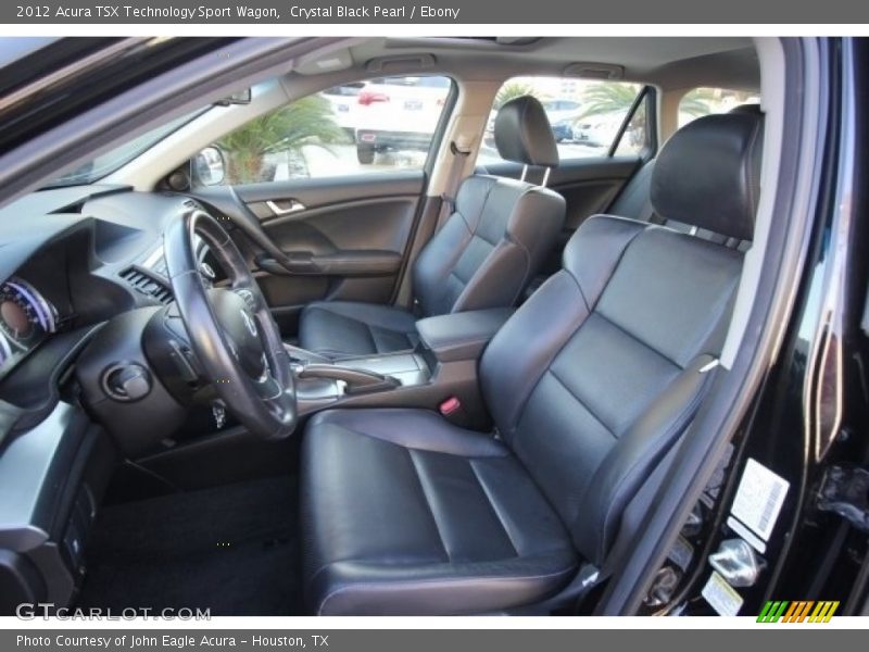 Crystal Black Pearl / Ebony 2012 Acura TSX Technology Sport Wagon