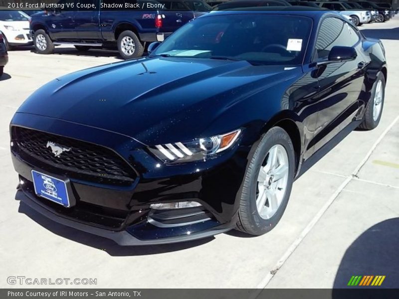 Shadow Black / Ebony 2016 Ford Mustang V6 Coupe