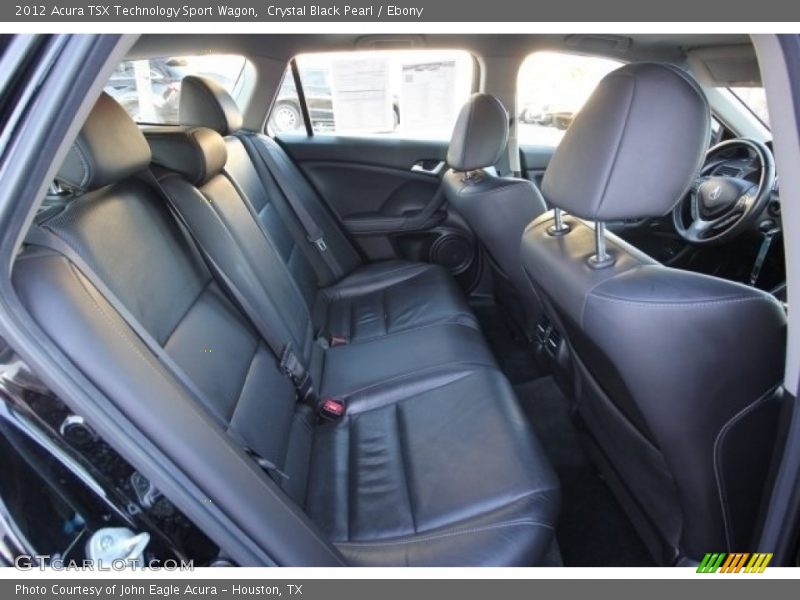 Crystal Black Pearl / Ebony 2012 Acura TSX Technology Sport Wagon