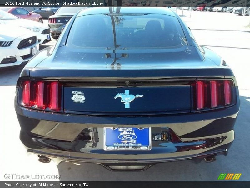 Shadow Black / Ebony 2016 Ford Mustang V6 Coupe