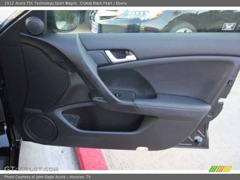 Crystal Black Pearl / Ebony 2012 Acura TSX Technology Sport Wagon