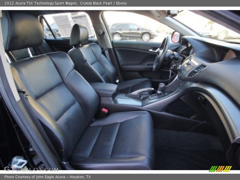 Crystal Black Pearl / Ebony 2012 Acura TSX Technology Sport Wagon