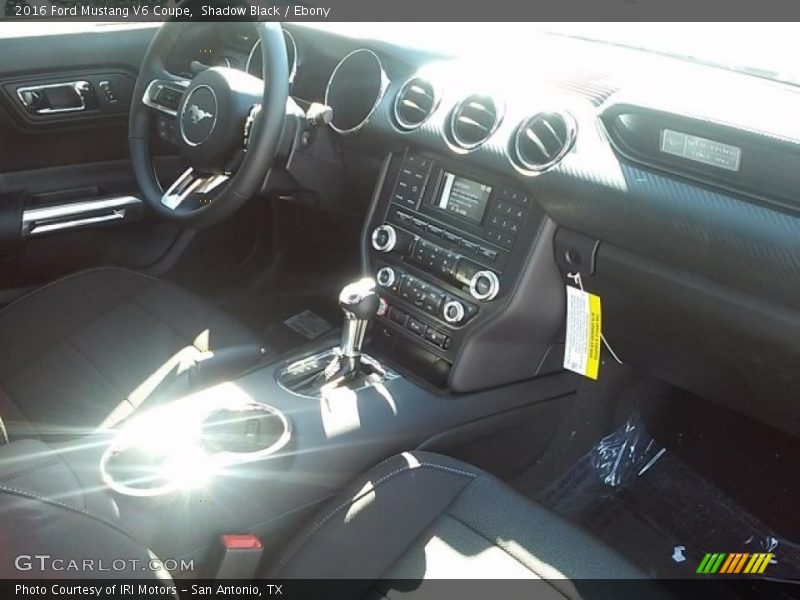 Shadow Black / Ebony 2016 Ford Mustang V6 Coupe