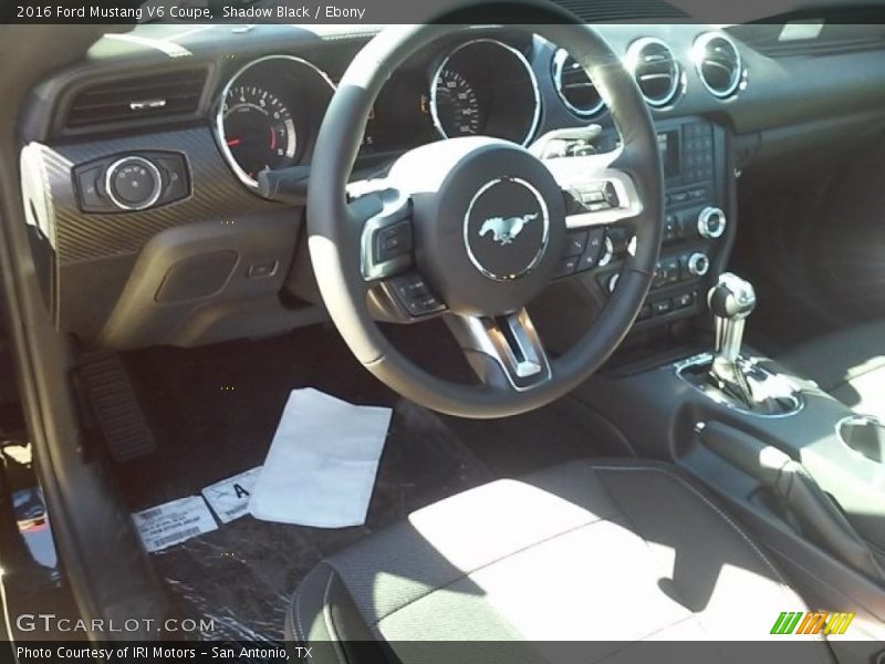 Shadow Black / Ebony 2016 Ford Mustang V6 Coupe