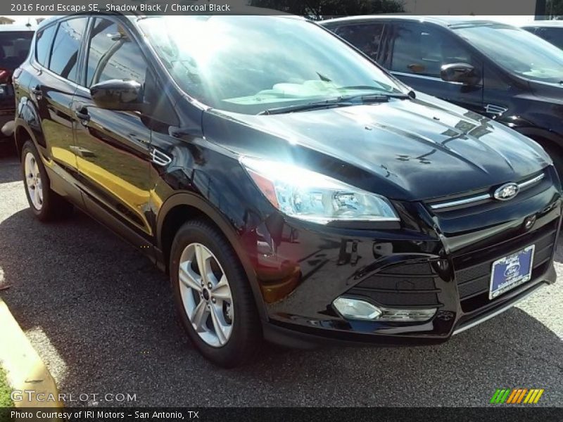 Shadow Black / Charcoal Black 2016 Ford Escape SE
