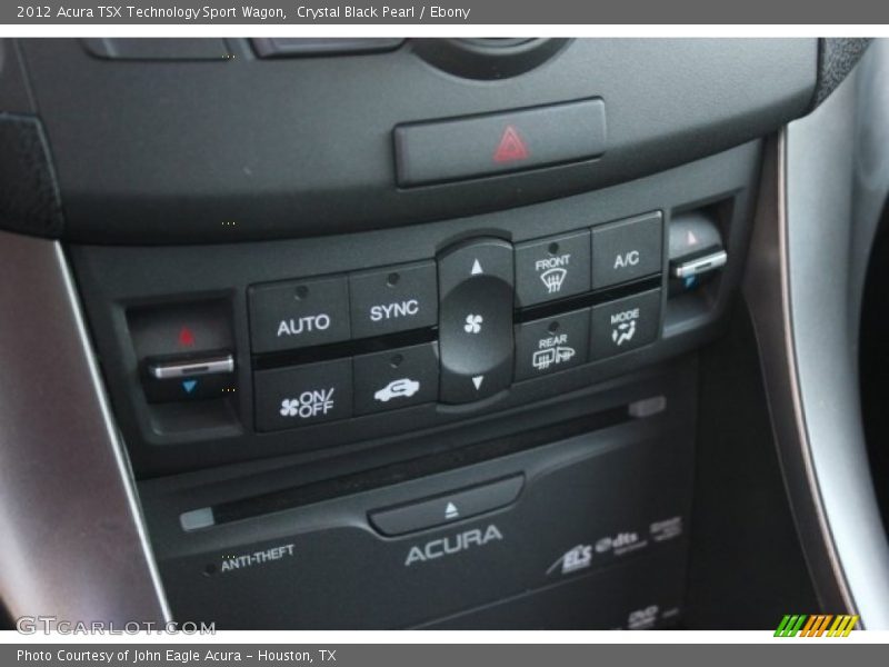 Crystal Black Pearl / Ebony 2012 Acura TSX Technology Sport Wagon