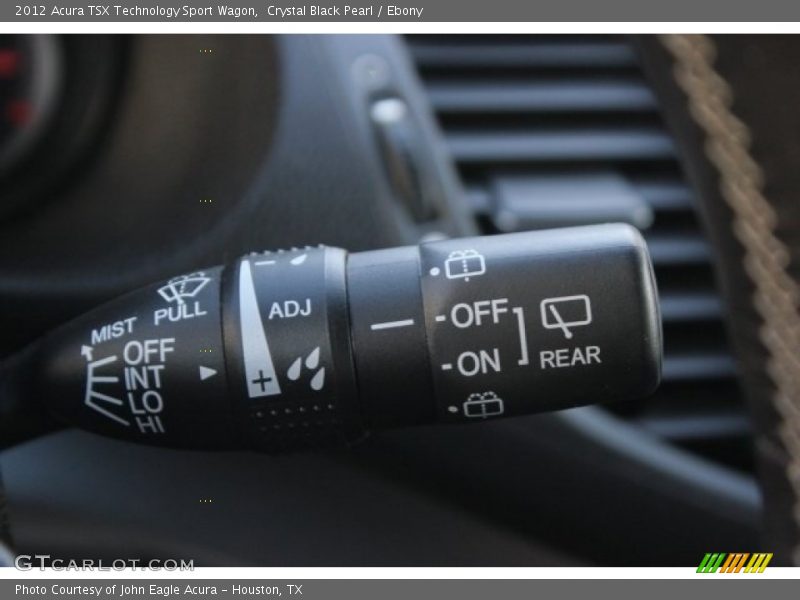 Crystal Black Pearl / Ebony 2012 Acura TSX Technology Sport Wagon