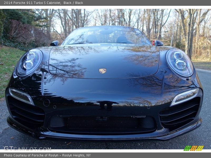 Black / Black 2014 Porsche 911 Turbo S Cabriolet