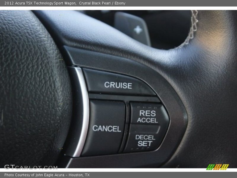 Crystal Black Pearl / Ebony 2012 Acura TSX Technology Sport Wagon