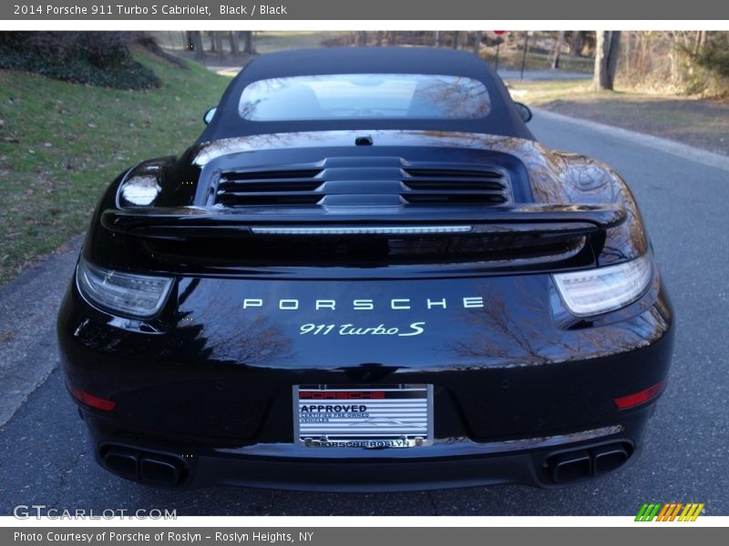 Black / Black 2014 Porsche 911 Turbo S Cabriolet