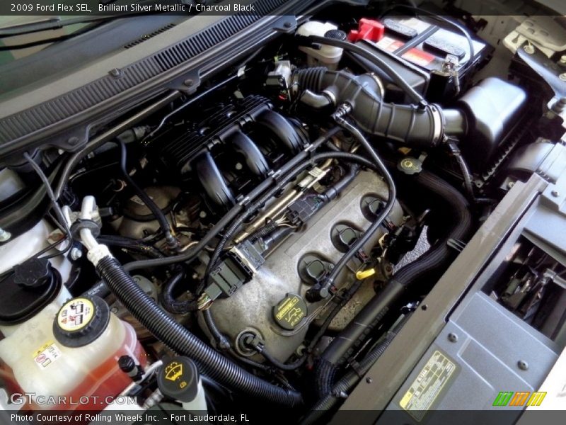 Brilliant Silver Metallic / Charcoal Black 2009 Ford Flex SEL