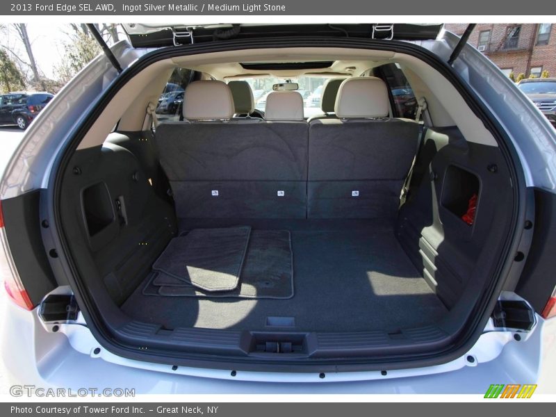 Ingot Silver Metallic / Medium Light Stone 2013 Ford Edge SEL AWD