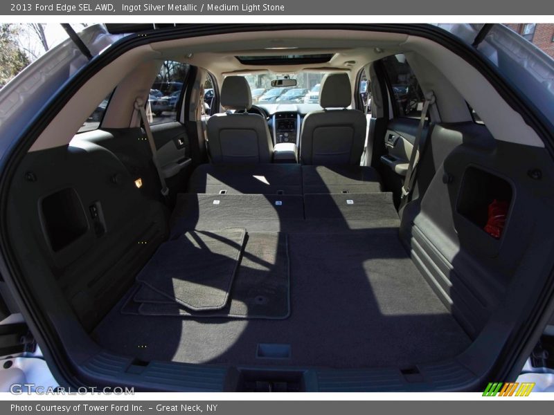Ingot Silver Metallic / Medium Light Stone 2013 Ford Edge SEL AWD