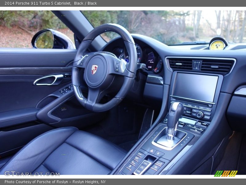 Black / Black 2014 Porsche 911 Turbo S Cabriolet