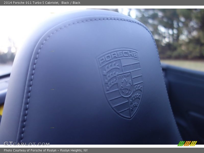 Black / Black 2014 Porsche 911 Turbo S Cabriolet