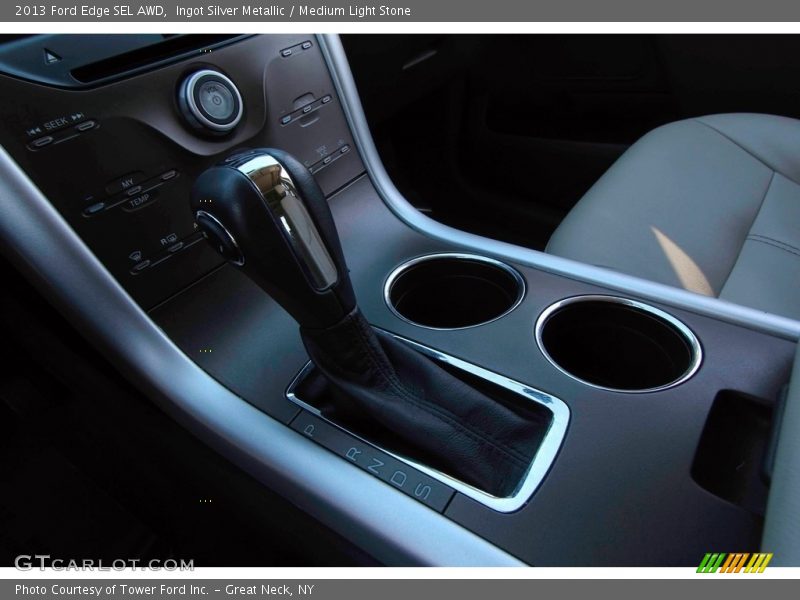 Ingot Silver Metallic / Medium Light Stone 2013 Ford Edge SEL AWD