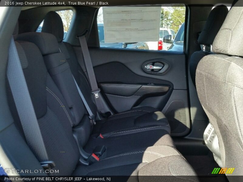 True Blue Pearl / Black 2016 Jeep Cherokee Latitude 4x4