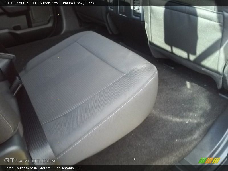 Lithium Gray / Black 2016 Ford F150 XLT SuperCrew