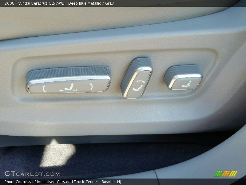 Deep Blue Metallic / Gray 2008 Hyundai Veracruz GLS AWD