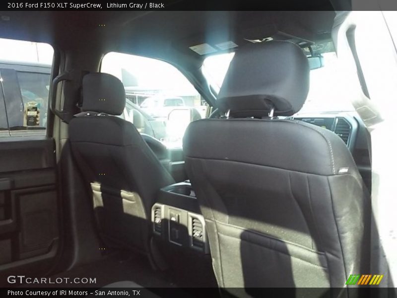 Lithium Gray / Black 2016 Ford F150 XLT SuperCrew