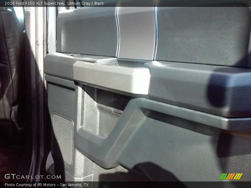 Lithium Gray / Black 2016 Ford F150 XLT SuperCrew