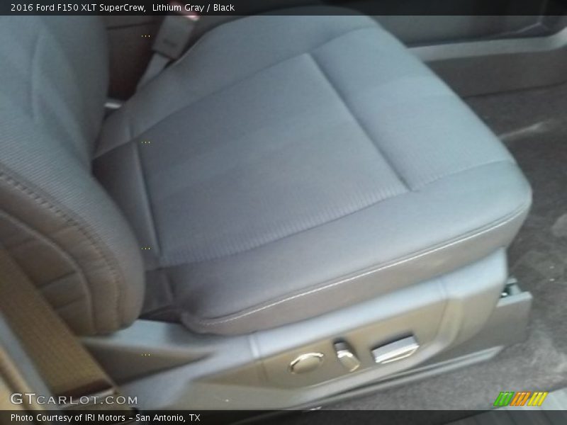 Lithium Gray / Black 2016 Ford F150 XLT SuperCrew