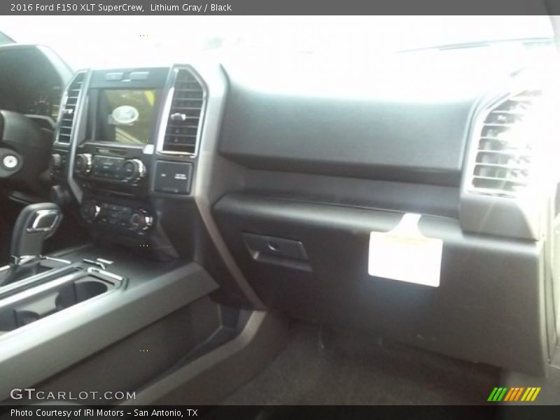 Lithium Gray / Black 2016 Ford F150 XLT SuperCrew