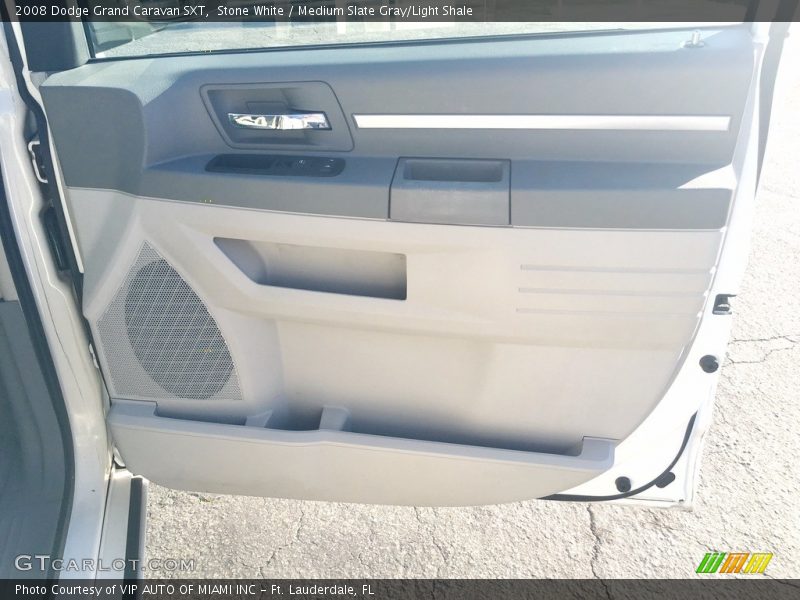 Stone White / Medium Slate Gray/Light Shale 2008 Dodge Grand Caravan SXT