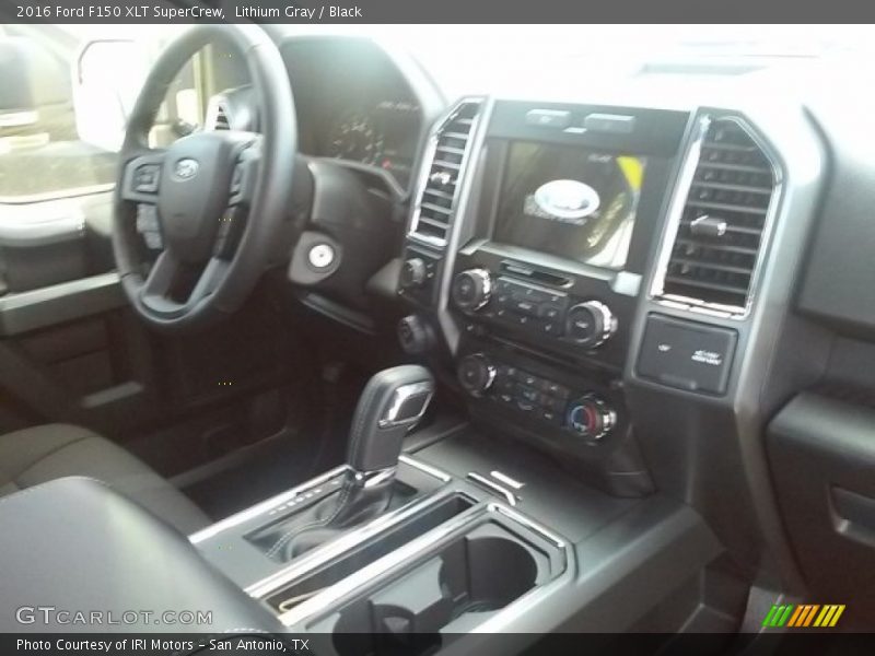 Lithium Gray / Black 2016 Ford F150 XLT SuperCrew