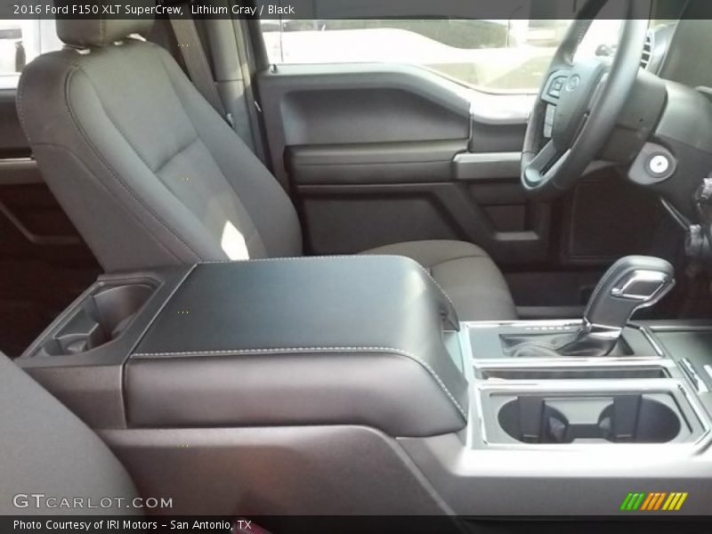 Lithium Gray / Black 2016 Ford F150 XLT SuperCrew