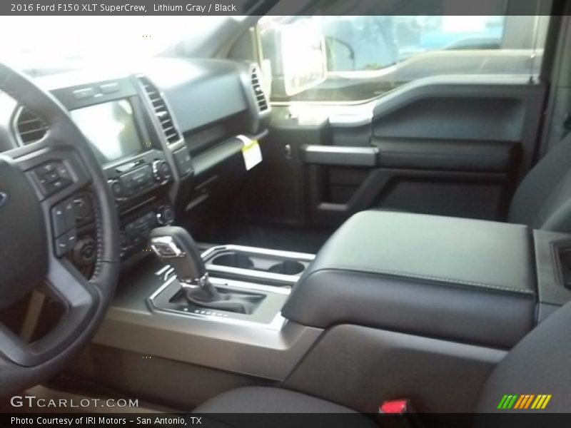 Lithium Gray / Black 2016 Ford F150 XLT SuperCrew