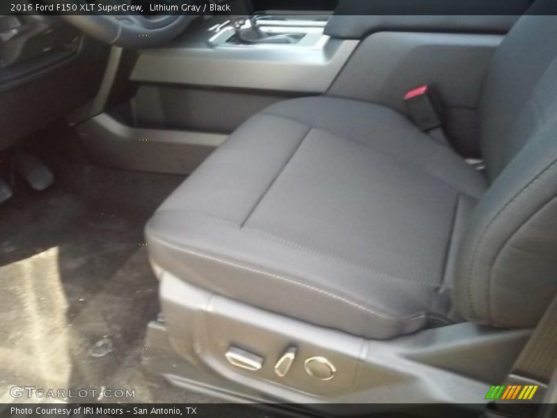 Lithium Gray / Black 2016 Ford F150 XLT SuperCrew