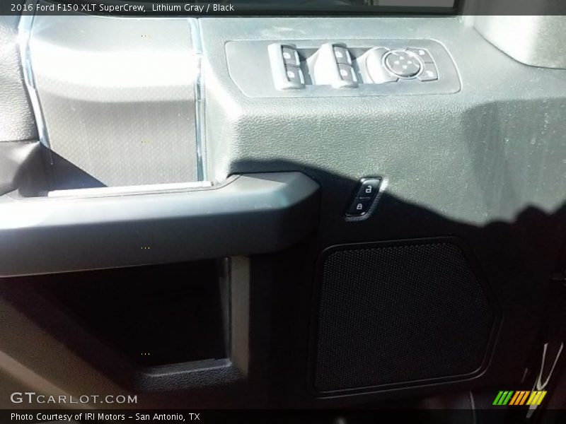 Lithium Gray / Black 2016 Ford F150 XLT SuperCrew