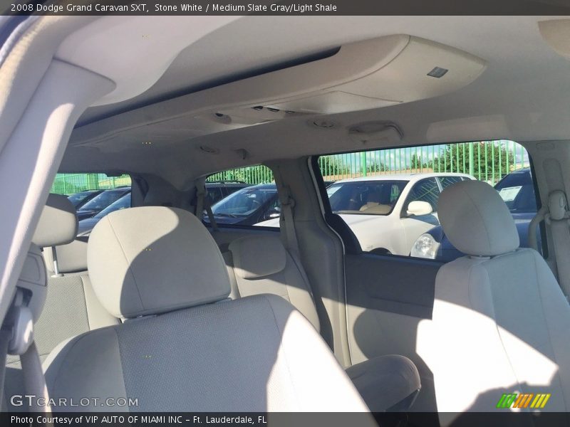 Stone White / Medium Slate Gray/Light Shale 2008 Dodge Grand Caravan SXT