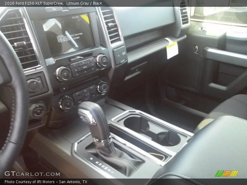 Lithium Gray / Black 2016 Ford F150 XLT SuperCrew