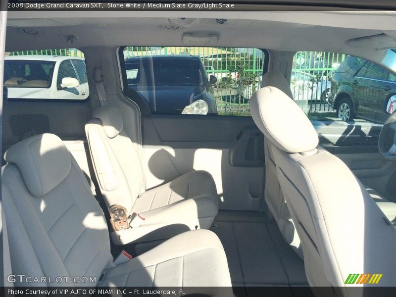 Stone White / Medium Slate Gray/Light Shale 2008 Dodge Grand Caravan SXT