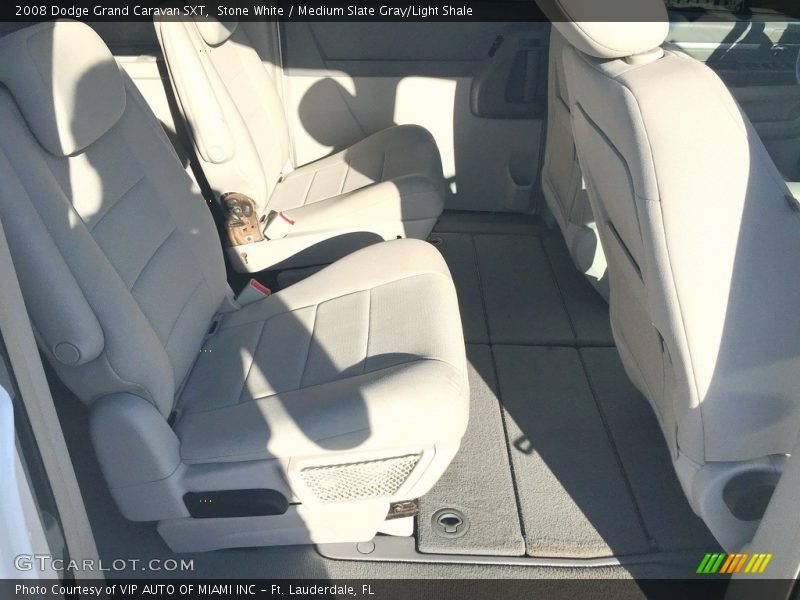 Stone White / Medium Slate Gray/Light Shale 2008 Dodge Grand Caravan SXT