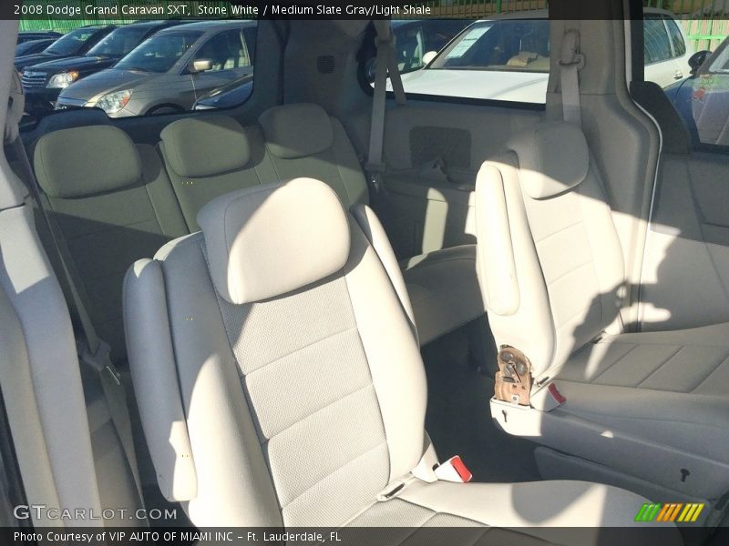 Stone White / Medium Slate Gray/Light Shale 2008 Dodge Grand Caravan SXT