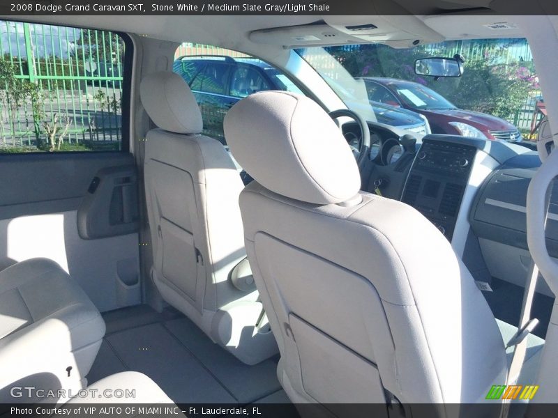 Stone White / Medium Slate Gray/Light Shale 2008 Dodge Grand Caravan SXT