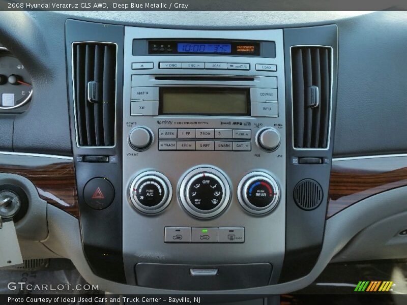 Deep Blue Metallic / Gray 2008 Hyundai Veracruz GLS AWD
