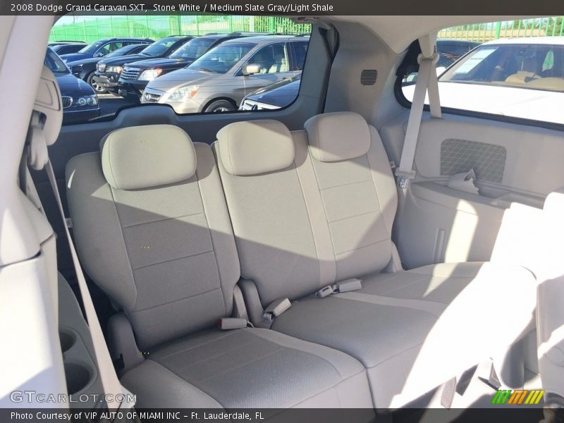 Stone White / Medium Slate Gray/Light Shale 2008 Dodge Grand Caravan SXT