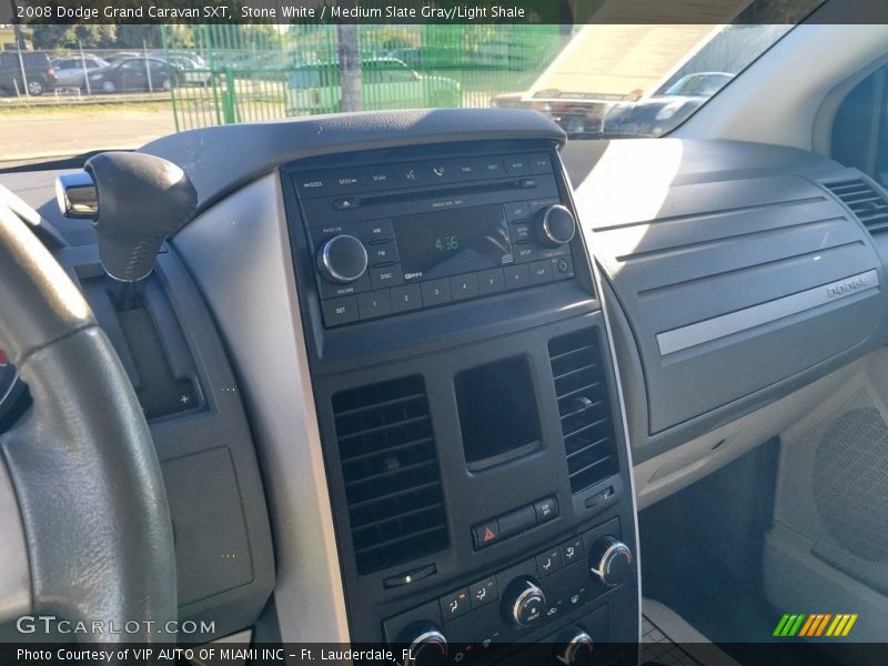 Stone White / Medium Slate Gray/Light Shale 2008 Dodge Grand Caravan SXT