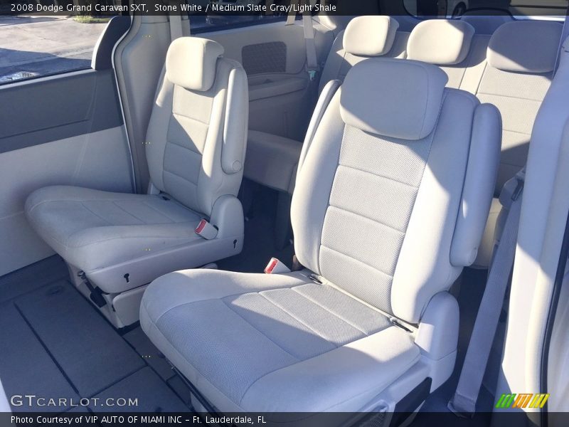 Stone White / Medium Slate Gray/Light Shale 2008 Dodge Grand Caravan SXT