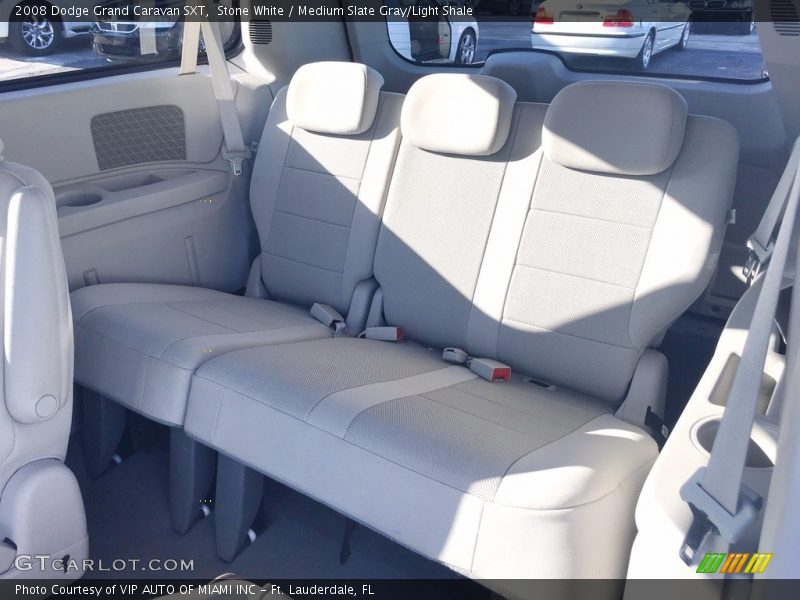 Stone White / Medium Slate Gray/Light Shale 2008 Dodge Grand Caravan SXT