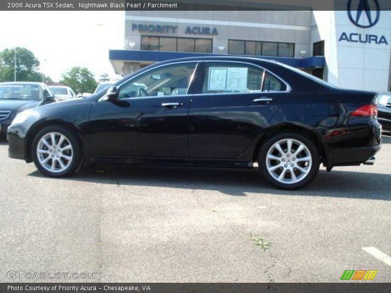 Nighthawk Black Pearl / Parchment 2006 Acura TSX Sedan