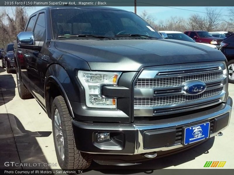 Magnetic / Black 2016 Ford F150 Platinum SuperCrew 4x4
