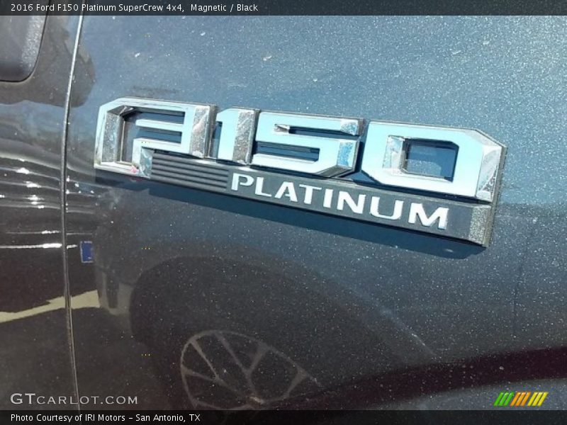 Magnetic / Black 2016 Ford F150 Platinum SuperCrew 4x4